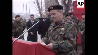 Bosnia - Serbs Stage Military Parade