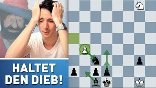 Großmeister spielt das erste Mal RÄUBERSCHACH auf Lichess