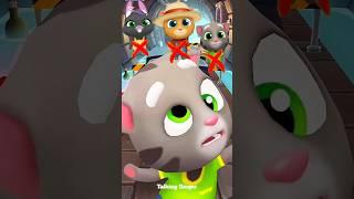 Talking Tom Gold Run Vs Becca Vs Ginget Vs Tom #shorts #talkingtomgoldrun #ginger #tom