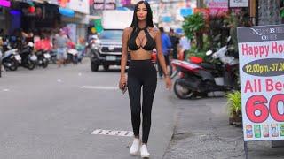 STUNNER WITH A PERFECT FIGURE! Pattaya Streets, Thailand 2024