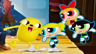 MultiVersus - Powerpuff Girls and Jake the Dog Unique Interactions HD