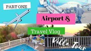 Large Family Holiday / Vacation To Cyprus | Airport, Travel And Villa Tour Vlog | Part One