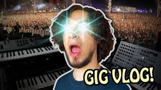 I played a huge festival for the first time || Gig Vlog