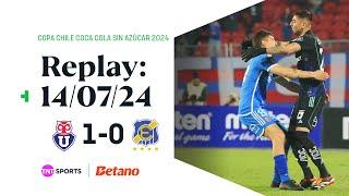 TNT Sports Replay | U. de Chile (4) 1-0 (3) Everton | Copa Chile Coca-Cola Sin Azúcar 2024 | 14/07