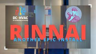 Installation Guide: How To Install Rinnai Tankless Water Heater! High Efficiency Wall Mounted Unit!