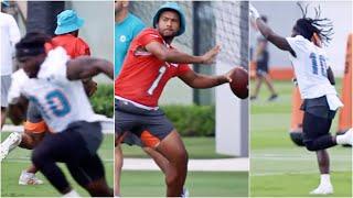 Tua Tagovailoa DEEP BOMB To Tyreek Hill At Dolphins OTA'S  