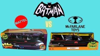 BATMAN '66 BATMOBILE - MCFARLANE vs MATTEL