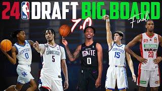 2024 NBA Draft Big Board 7.0 | Draft Day!