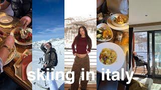 skiing in italy vlog