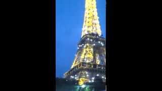 EIFFEL TOWER AT NIGHT AS SEEN BY RITA JAGDISH BHATIA