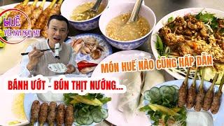 Ngon miệng và thú vị thưởng thức lại bánh ướt - bún thịt nướng - nem lụi Huyền Anh cùng O Vui