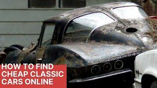 How to find cheap muscle cars, rare classic cars, and hard to find parts online