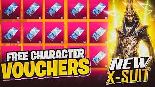 Finally Free Character Vouchers Event | 4 Free Character Vouchers Event | New Female Xsuite  | Pubgm