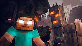 THE CREAKING -  Escaping The Creaking Nightmare! (Minecraft Animation) #minecraft #herobrine