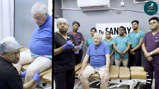 Arthritic Patient Flew All The Way From SCOTLAND To INDIA To Treat His Knee | Chiropractor in INDIA