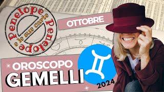 GEMELLI ️ OROSCOPO OTTOBRE 2024 • Cielo Del MESE  #astrologia