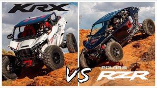 KRX & RZR Turbo R Rock Crawling at Sand Hollow - Fault Line Trail