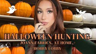 HALLOWEEN DECOR HUNTING 2024 + MINI HAUL -- Joann Fabrics, At Home, + Hobby Lobby