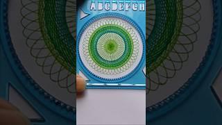 Double green ️ || easy drawing #shorts #ytshorts #spirograph #art #trending