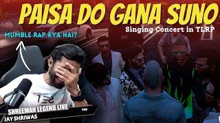 Shreeman Legend Singing Concert in Tlrp | Pappa Mafia Mumble Rap | #gta5 #comedy