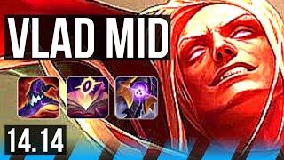 VLADIMIR vs YONE (MID) | 16/1/6, 7 solo kills, Legendary, 600+ games, 46k DMG | BR Master | 14.14