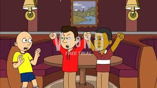 Caillou Destroys Chuck e Cheese / Grounded