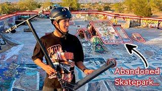 Scootering at Skatepark with NO LAWS.. (strange)