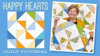 Make a "Happy Hearts" Quilt with Jenny Doan of Missouri Star (Video Tutorial)