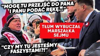 Nie chciał podać ręki Hołowni. Marszałek opublikował film