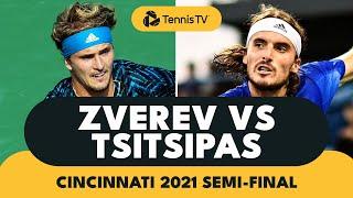 Alexander Zverev vs Stefanos Tsitsipas EPIC | Cincinnati 2021 Highlights