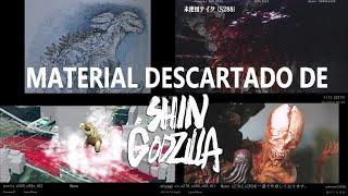 escenas y artes conceptuales descartados de shin godzilla