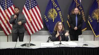 Wildfire press briefing with Gov. Kate Brown, Sept. 17