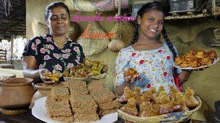 New Year Recipe.This is how I make komala watan kevum and rulan toffee. village kitchen recipe
