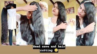 garmi me hair cutting and head shave 🪒 combing video  prank video #longhair #hair #prank