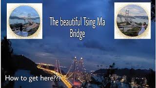 The Famous and Beautiful Tsing Ma Bridge.