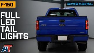 2009-2014 F-150 Full LED Tail Lights; Black Housing Review & Install