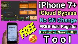 FREE iPhone 7+ iOS 15.8.3  iCloud Bypass By HaaFedk iCloud Free TOOL 2025