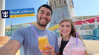 Exploring Navigator of the Seas on Embarkation Day! Royal Caribbean Cruise Vlog Day 1