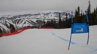 Previewing the course for the FIS World Cup Finals showcases Sun Valley history