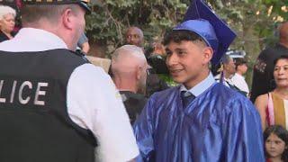 'We say we never forget': CPD honors son of fallen officer at his 8th grade graduation