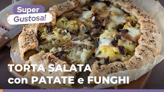 MUSHROOM AND POTATO TART – Quick autumn recipe! 