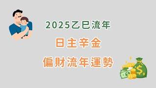 辛金2025乙巳流年運勢/偏財流年