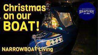 CHRISTMAS on our NARROWBOAT! NARROWBOAT Living Ep129