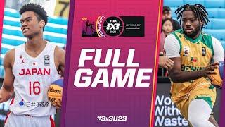 Japan  vs Benin  | Men | Full Pool Game | FIBA 3x3 U23 World Cup 2024