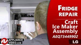 LG Refrigerator -Not Producing Ice -Craft Ice Maker Assembly Repair - Troubleshooting & Diagnostics