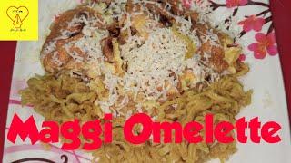 MAGGI OMELETTE #KHORJEIMAPU #COOKANDLAUGH