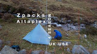 Best Ultralight Tent - Zpacks ALTAPLEX  UK 4 Season Use?