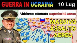 10 Lug: Ucraini Scatenano Potere Distruttivo DELLE BOMBE AMERICANE SULLE FORZE RUSSE