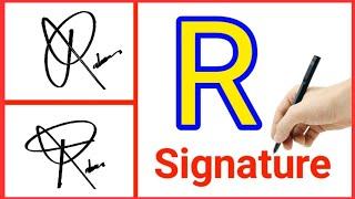 R signature style | R letter signature style | Signature style of my name R