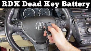 Acura RDX - How To Start Your Acura RDX With Dead Remote Key Fob Battery Tutorial